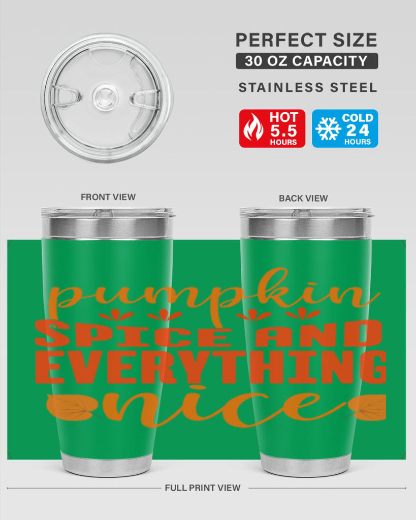 Pumpkin Spice And Everything Nice Design 535#- fall- Tumbler