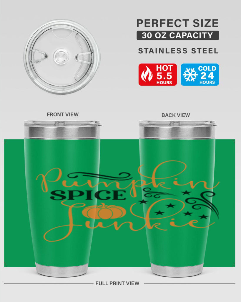 Pumpkin Spice Junkie 549#- fall- Tumbler