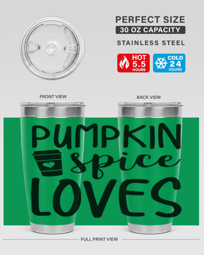 Pumpkin Spice Loves 555#- fall- Tumbler