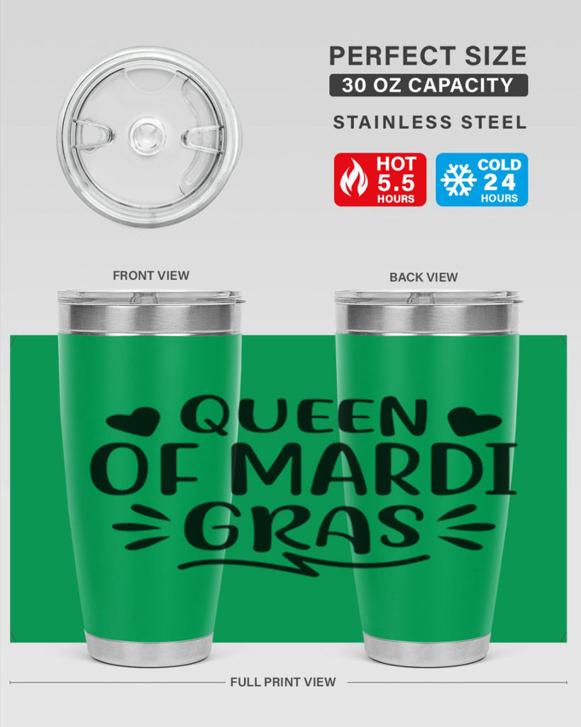 Queen Of Mardi Gras 133#- fashion- Cotton Tank