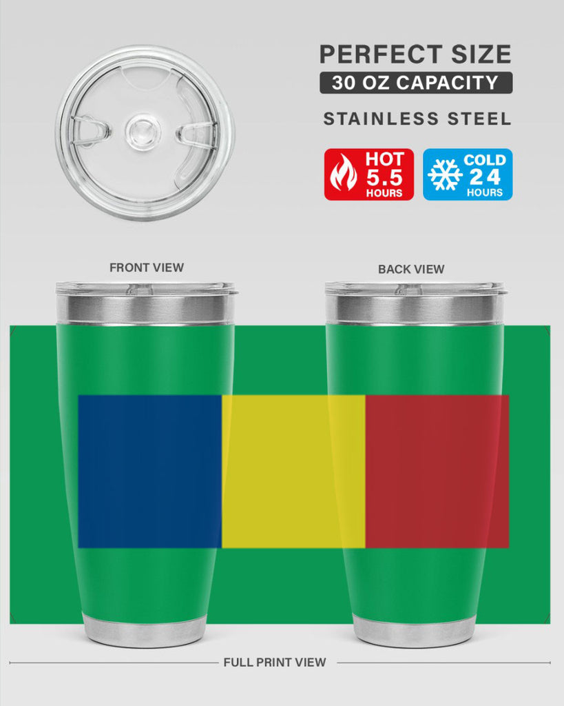 Romania 55#- world flags- Tumbler