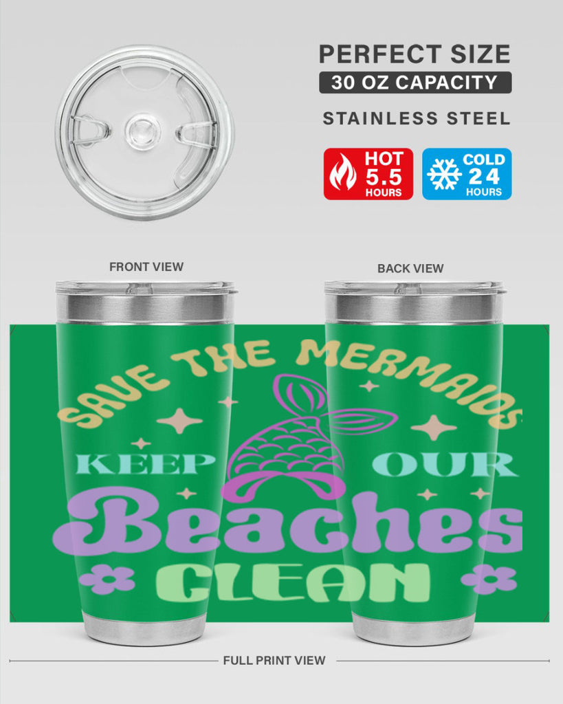 Save The Mermaids Keep Our 577#- mermaid- Tumbler