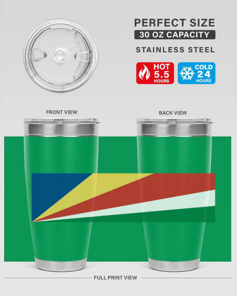 Seychelles 43#- world flags- Tumbler