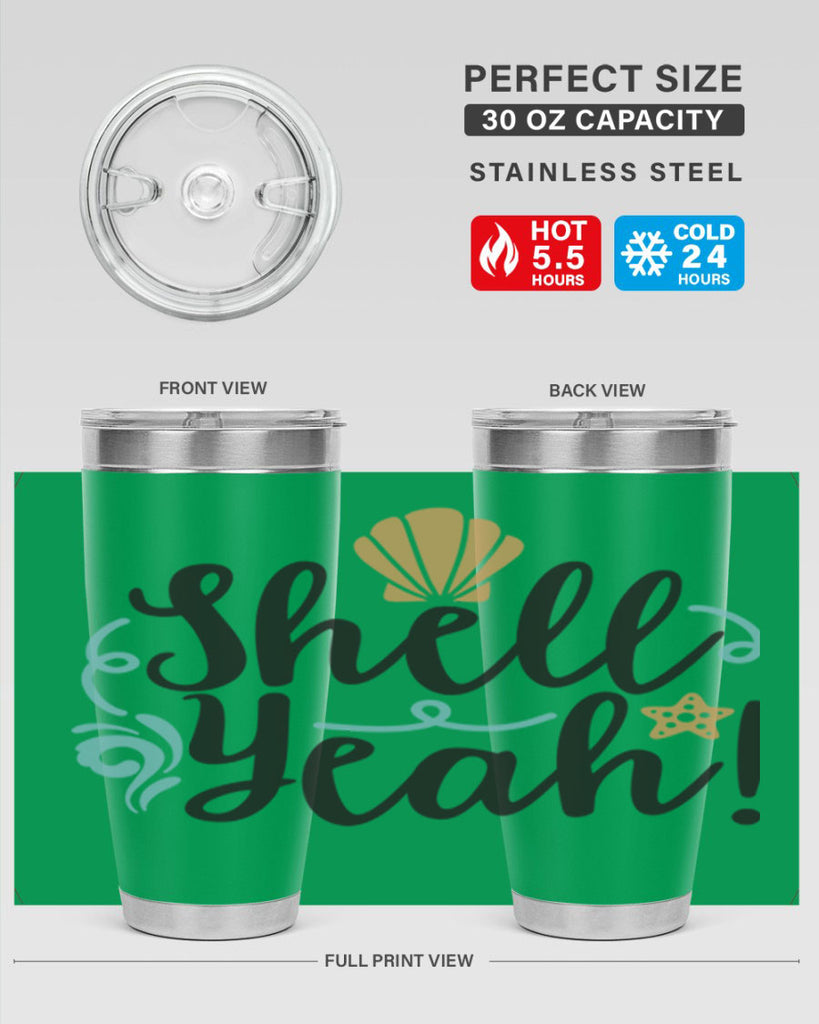 Shell Yeah 592#- mermaid- Tumbler