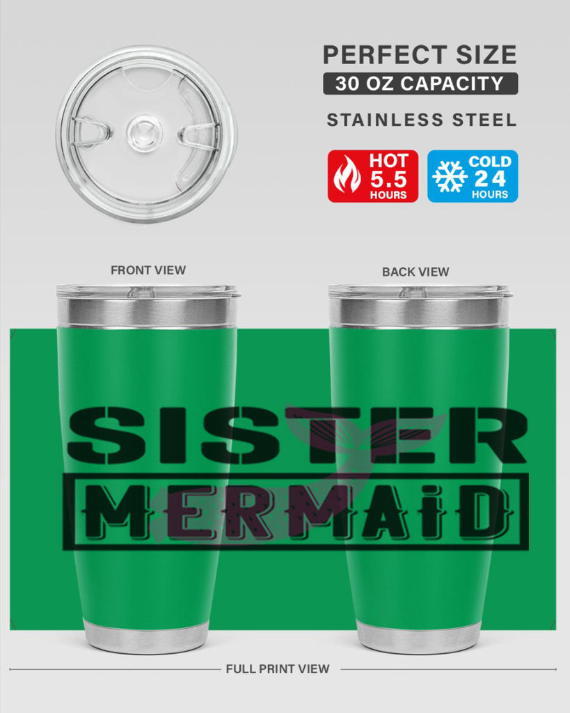 Sister mermaid 600#- mermaid- Tumbler