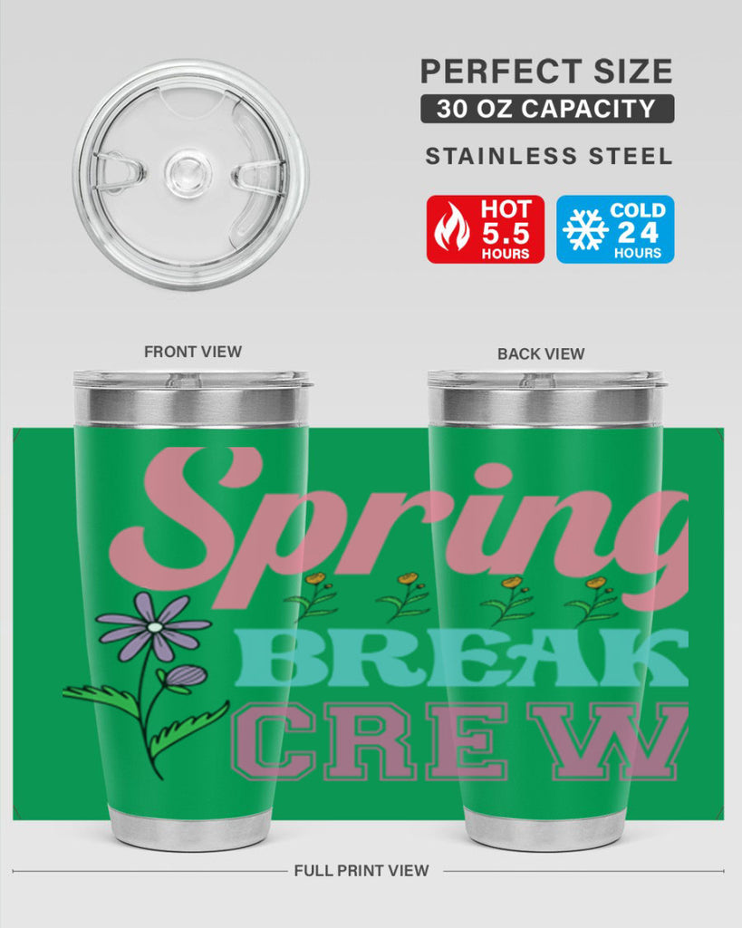 Spring Break Crew  484#- spring- Tumbler