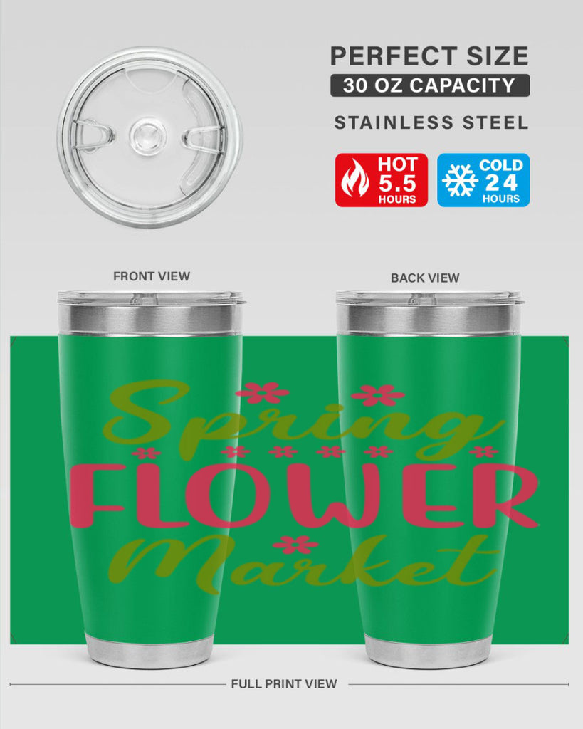Spring Flower Market 423#- spring- Tumbler