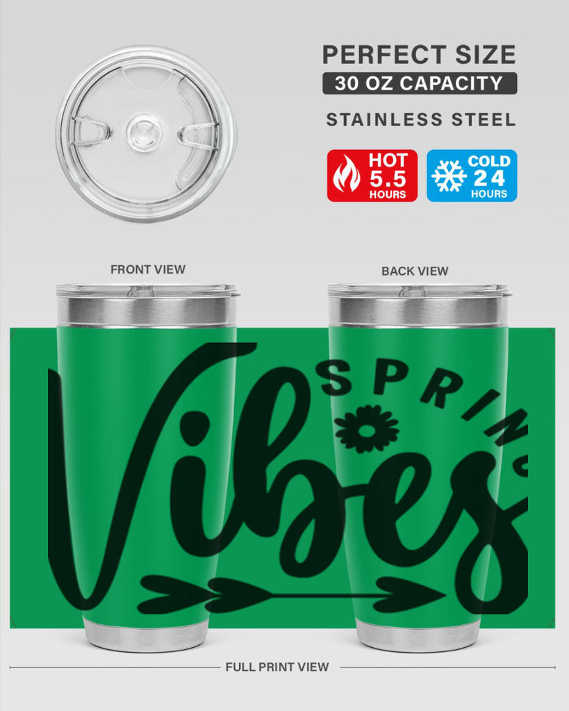 Spring Vibes478#- spring- Tumbler