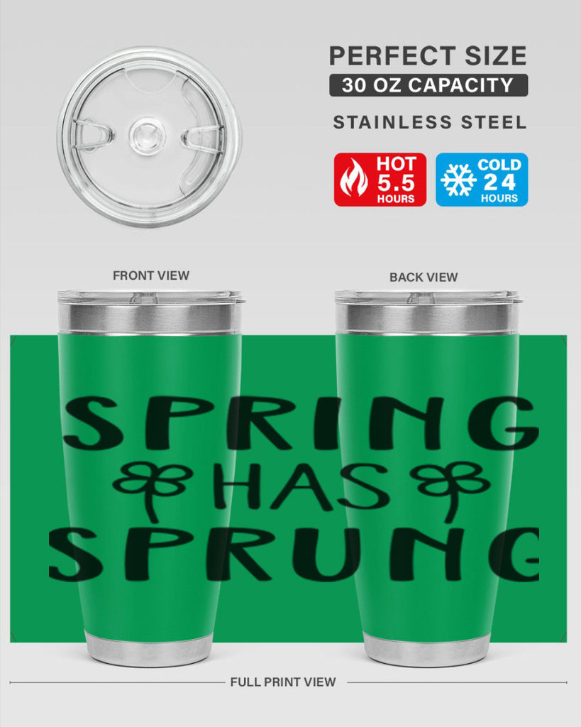 Spring has sprung design  490#- spring- Tumbler