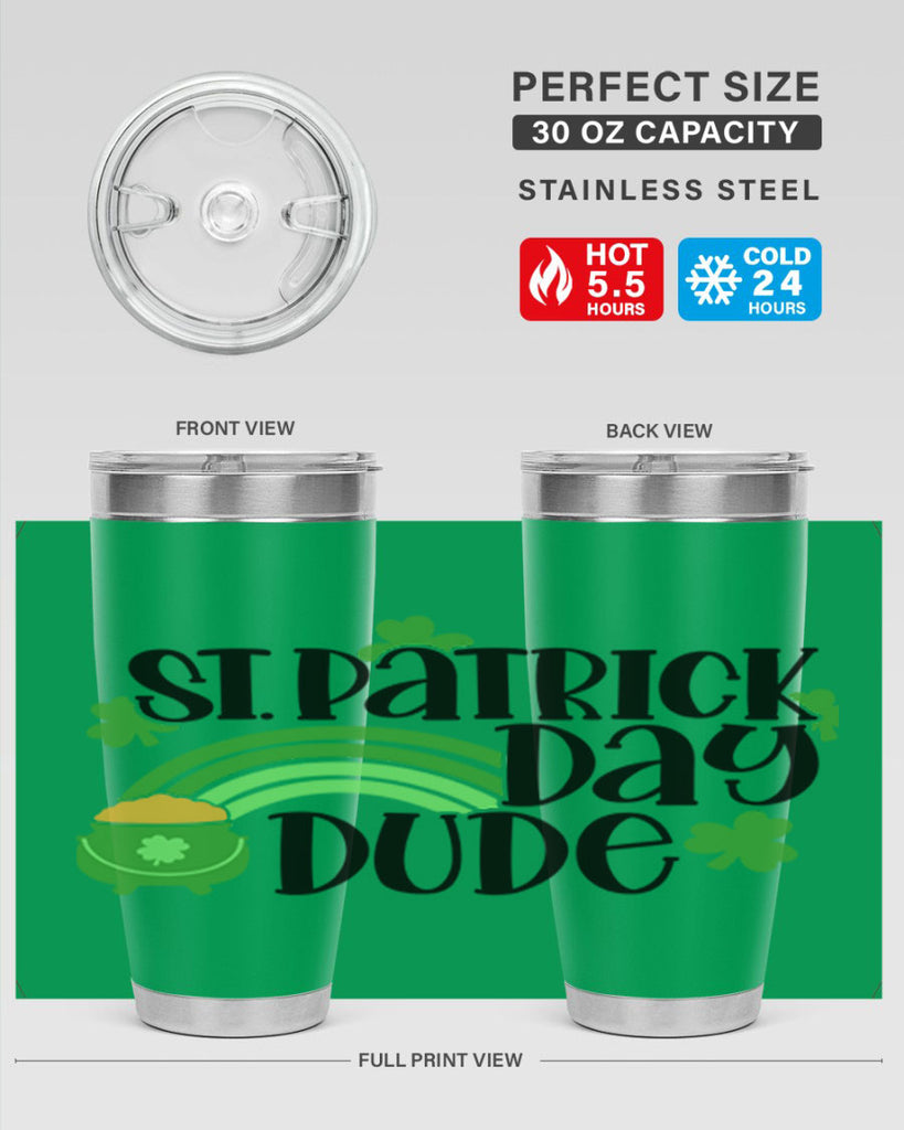 St Patrick Day Dude Style 29#- St Patricks Day- Tumbler