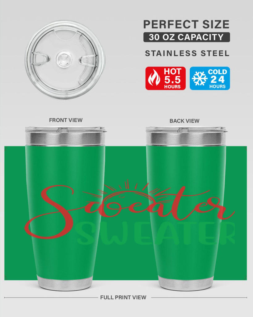 Sweater Weather 583#- fall- Tumbler