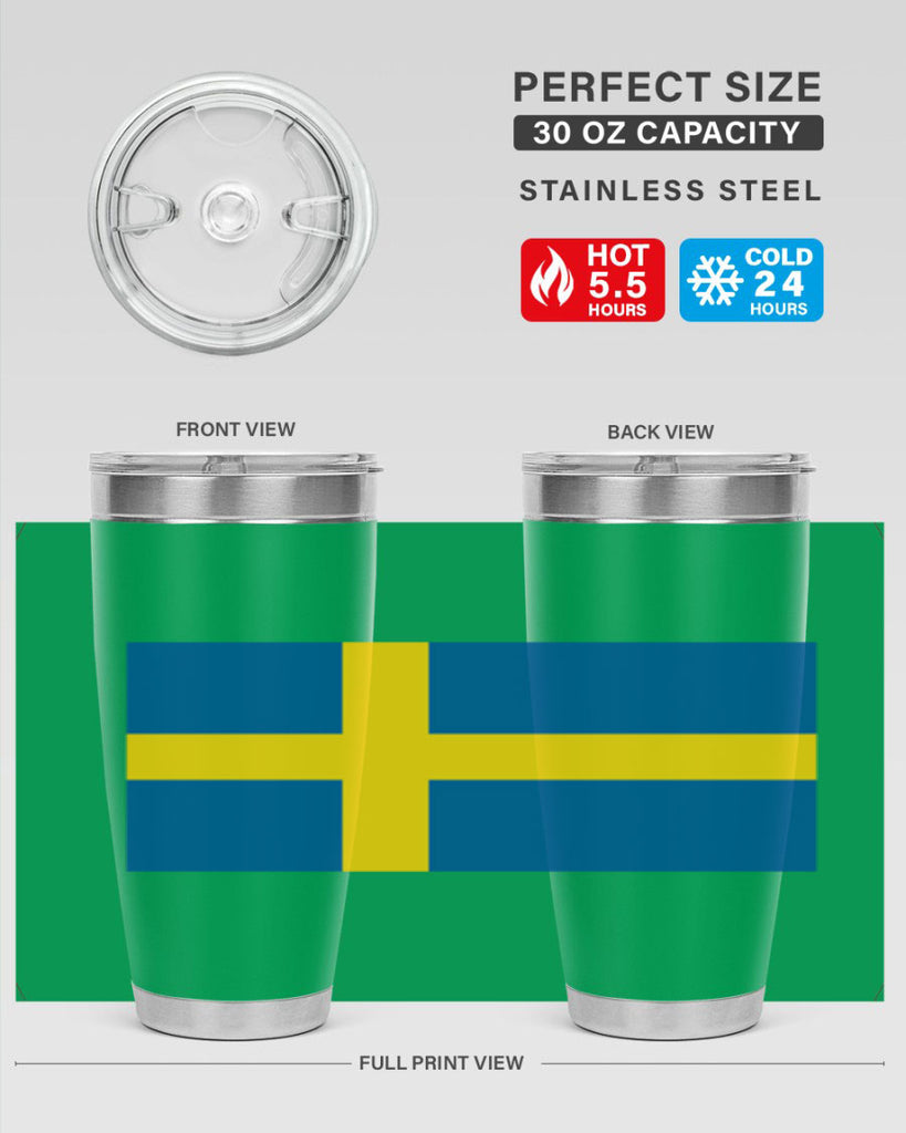 Sweden 29#- world flags- Tumbler