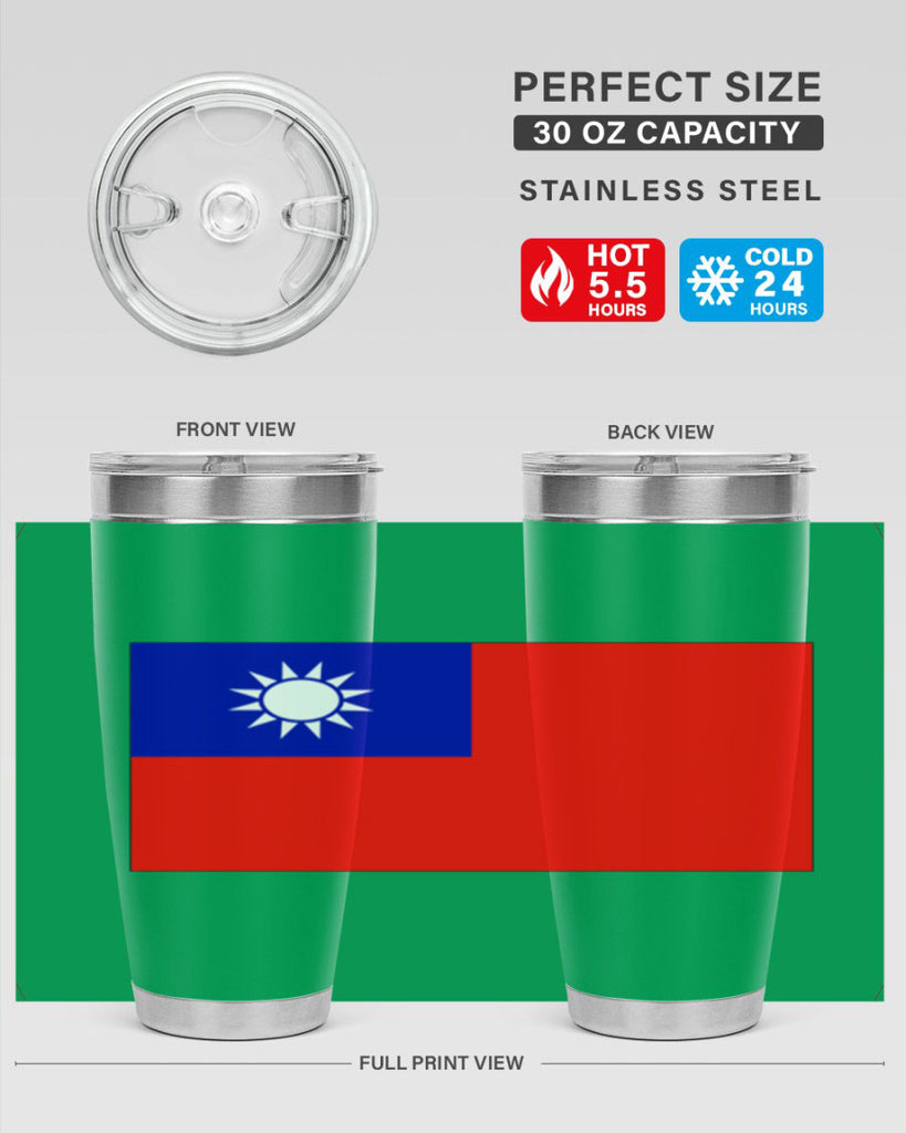 Taiwan 26#- world flags- Tumbler
