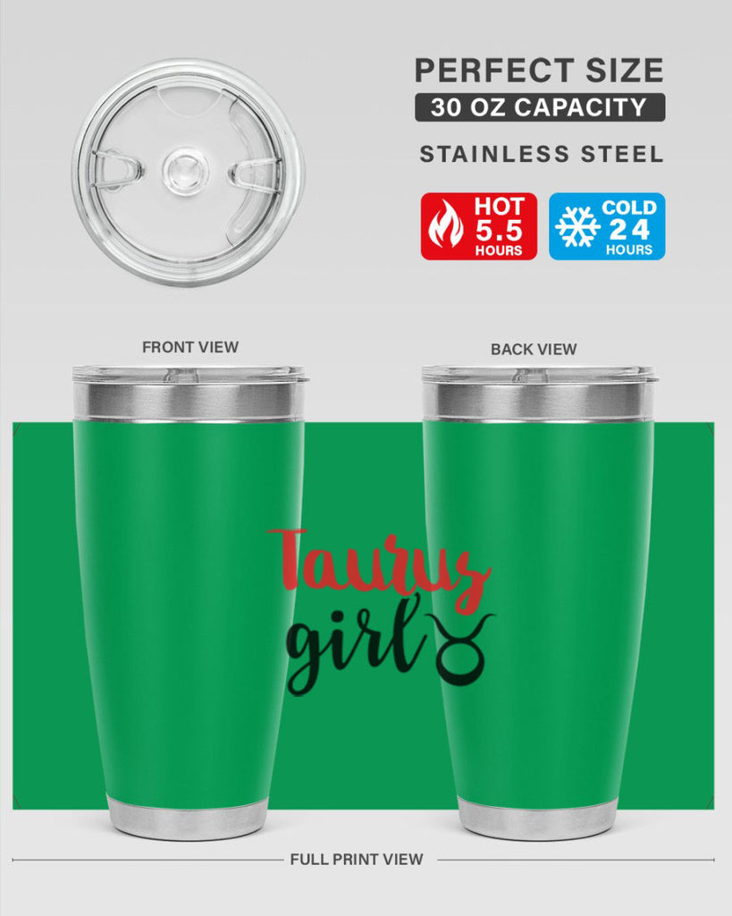 Taurus girl 489#- zodiac- Tumbler