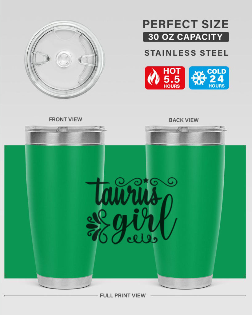 Taurus girl 499#- zodiac- Tumbler