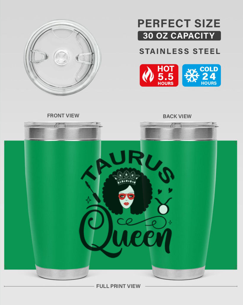 Taurus queen 505#- zodiac- Tumbler