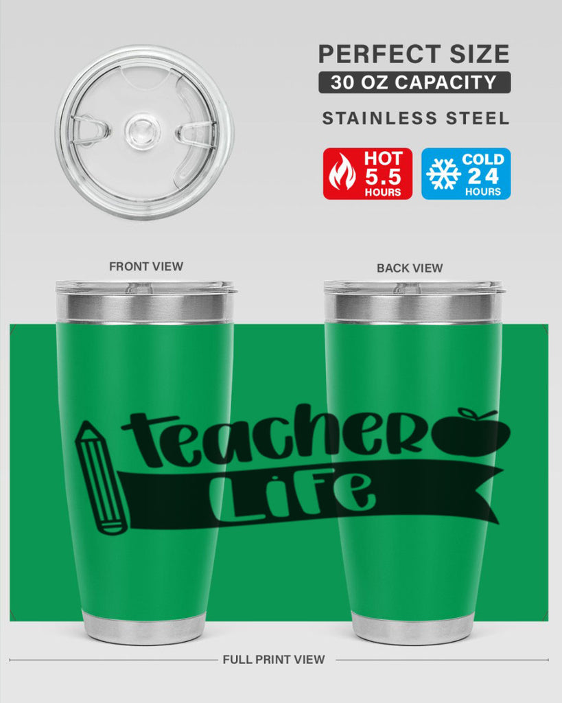 Teacher Life Style 52#- teacher- tumbler