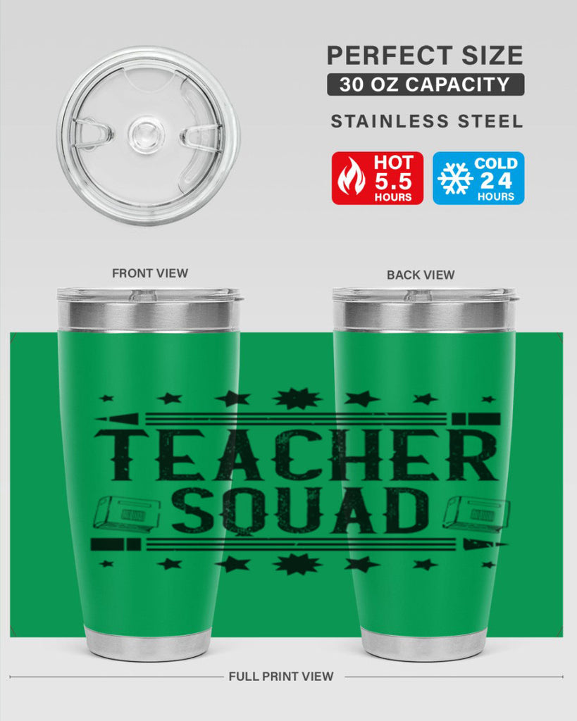 Teacher squad Style 14#- teacher- tumbler