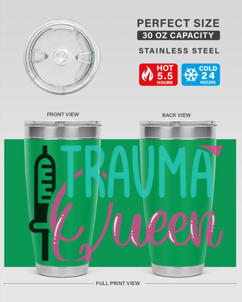 Trauma Queen Style Style 12#- nurse- tumbler