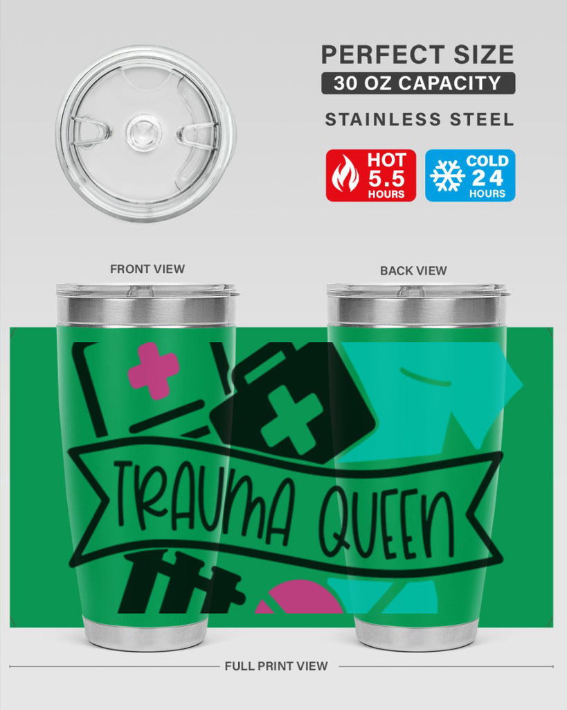 Trauma Queen Style Style 13#- nurse- tumbler