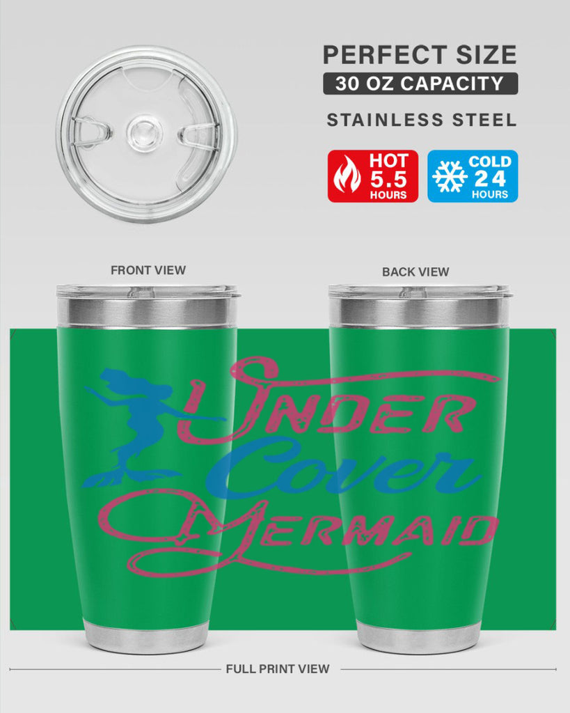 Under Cover Mermaid 640#- mermaid- Tumbler