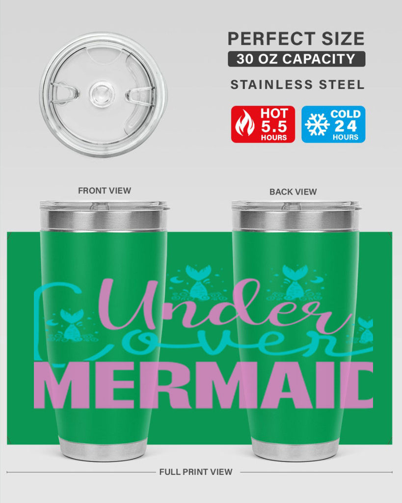 Under Cover Mermaid 643#- mermaid- Tumbler