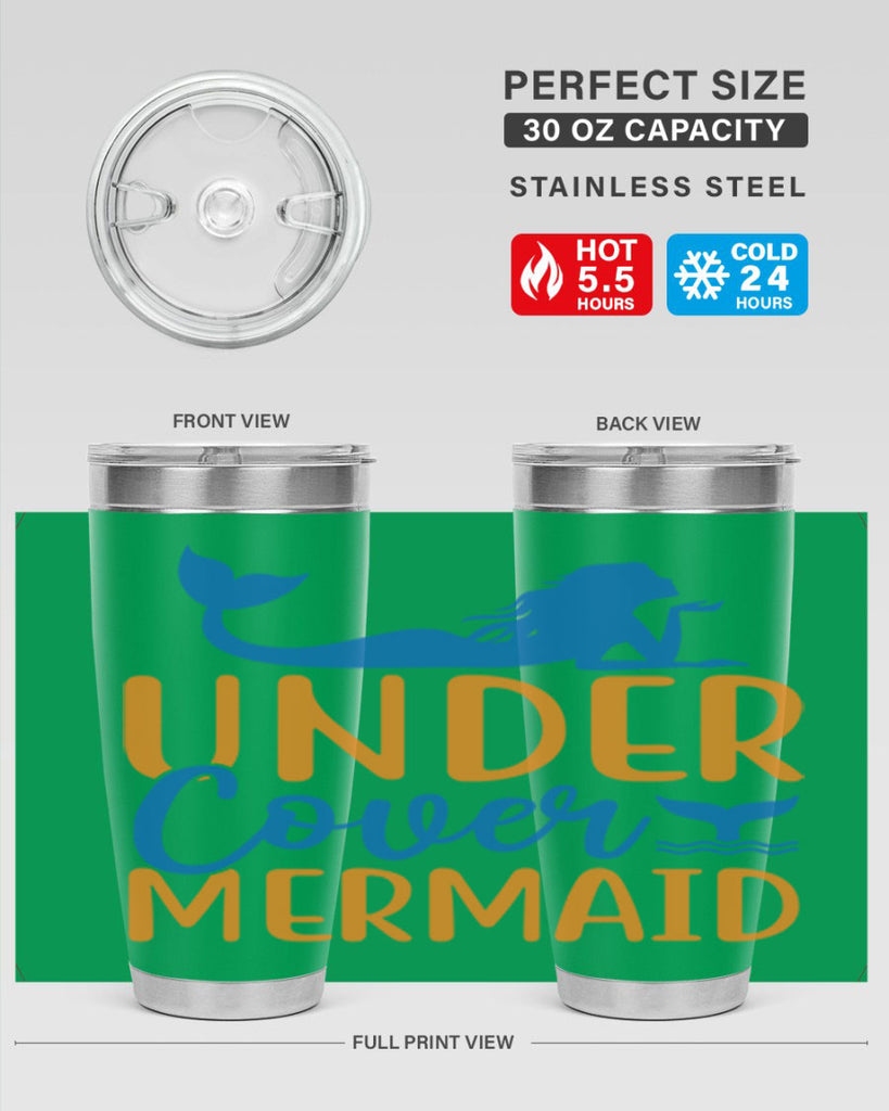 Under Cover Mermaid 644#- mermaid- Tumbler