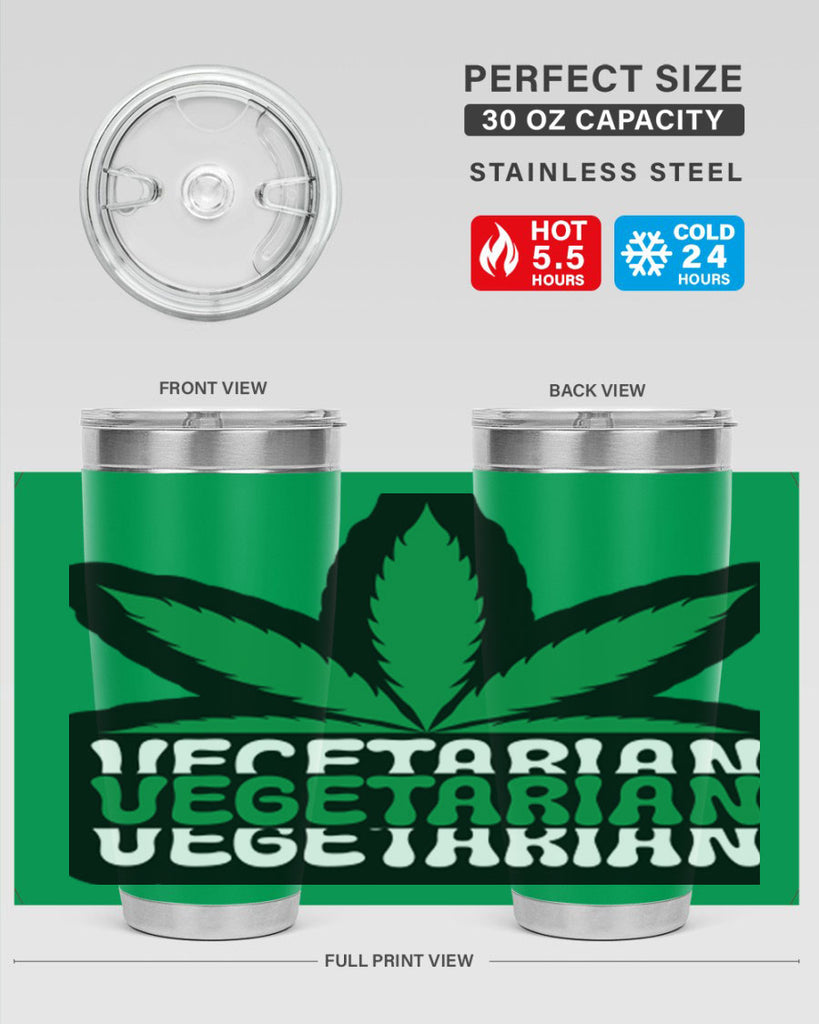 Vegetarian 271#- marijuana- Tumbler