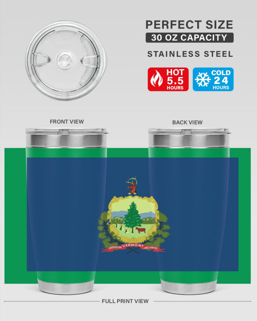 Vermont 7#- Us Flags- Tumbler