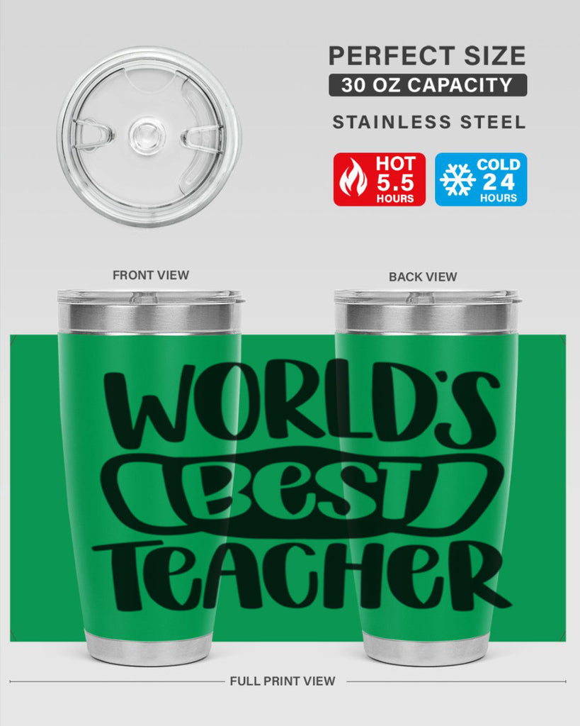 Worlds Best Teacher Style 27#- teacher- tumbler