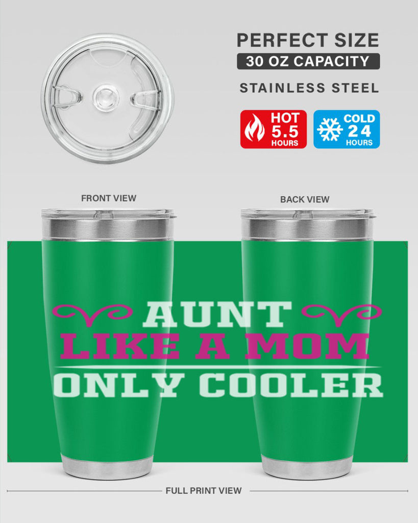 aunt like a mom only cooler 216#- mom- Tumbler