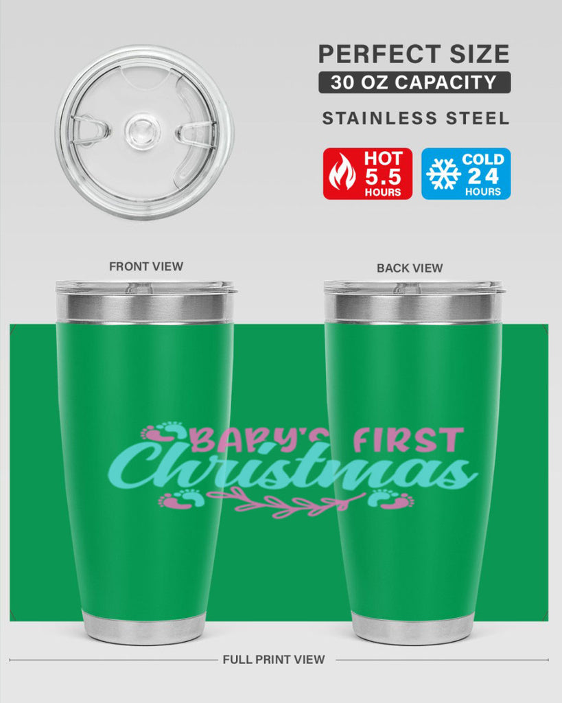 babys first christmas Style 287#- baby- tumbler