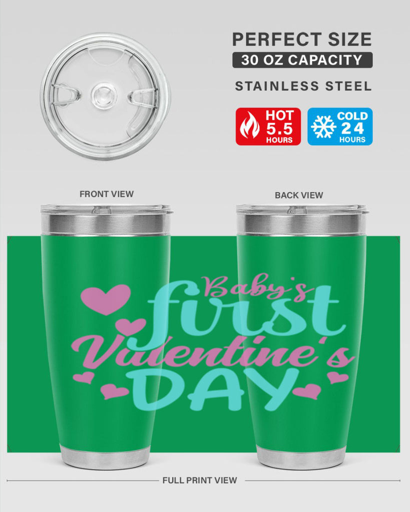 babys first valentines day Style 281#- baby- tumbler