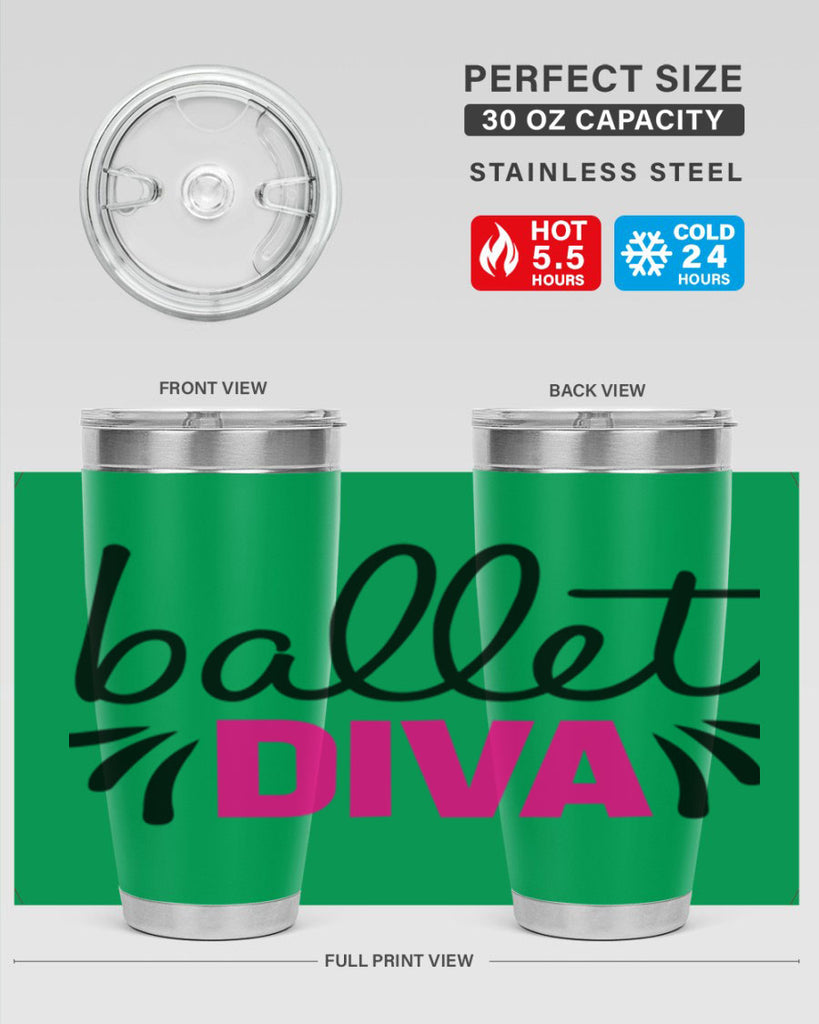 ballet diva 3#- ballet- Tumbler