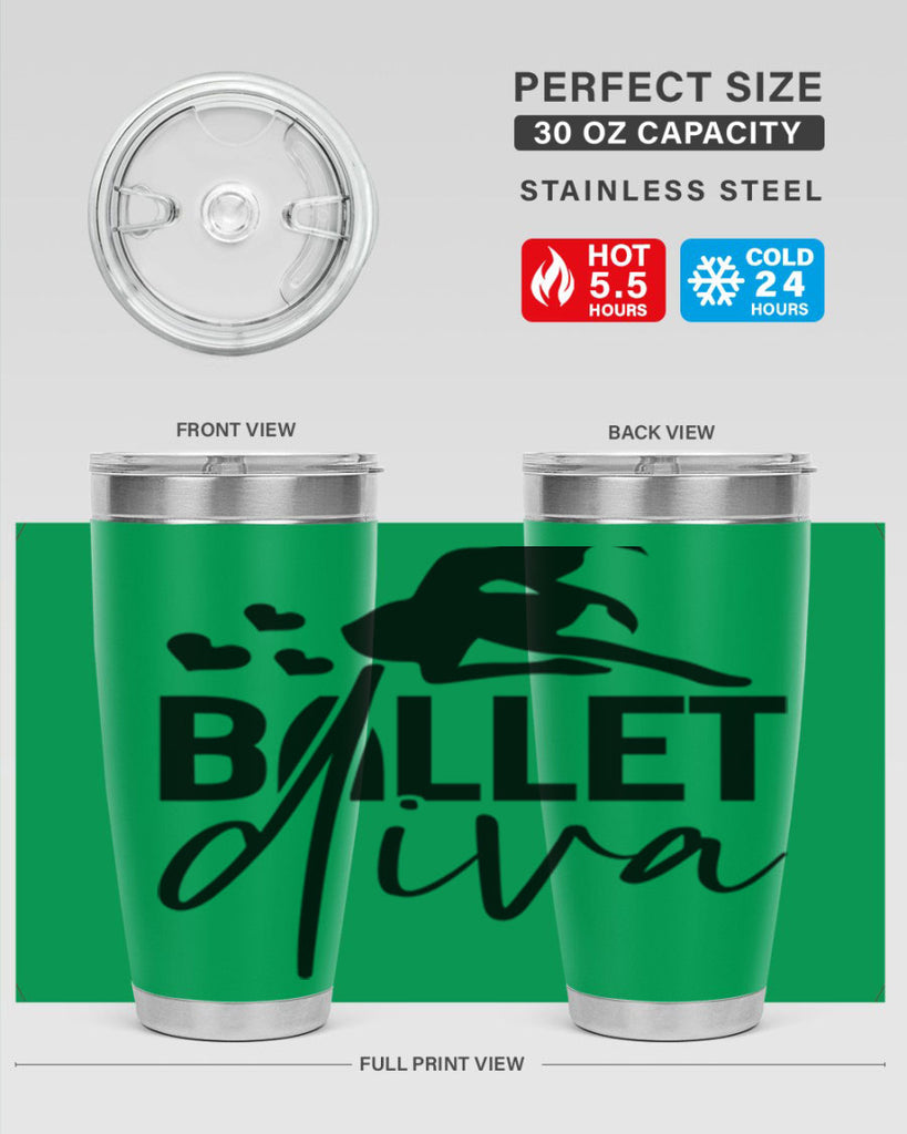 ballet diva 4#- ballet- Tumbler