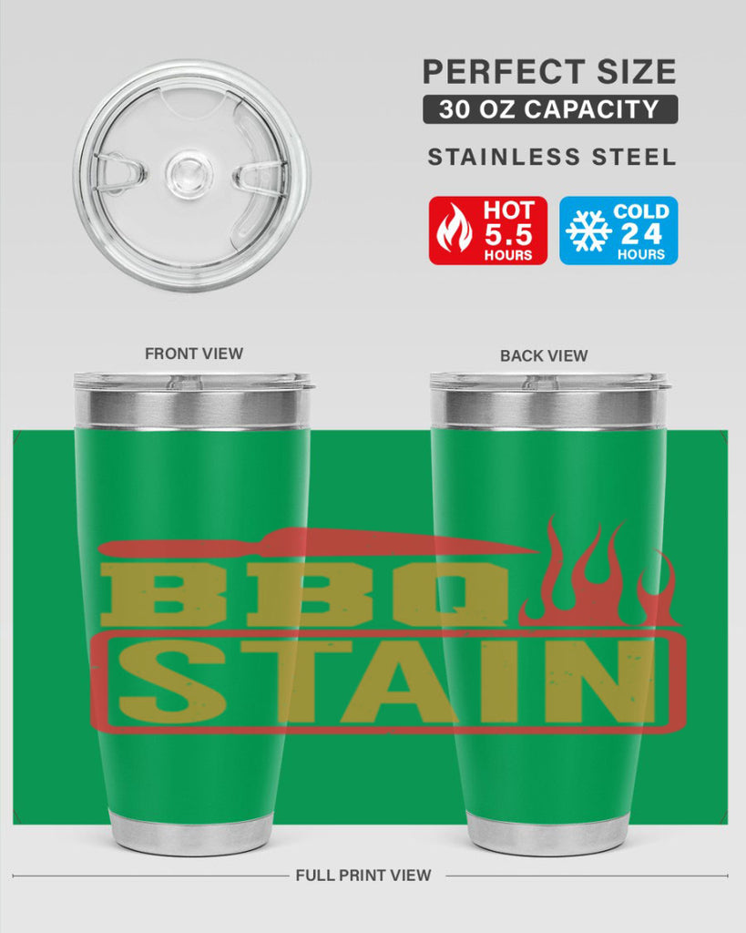 bbq stain 3#- bbq- Tumbler