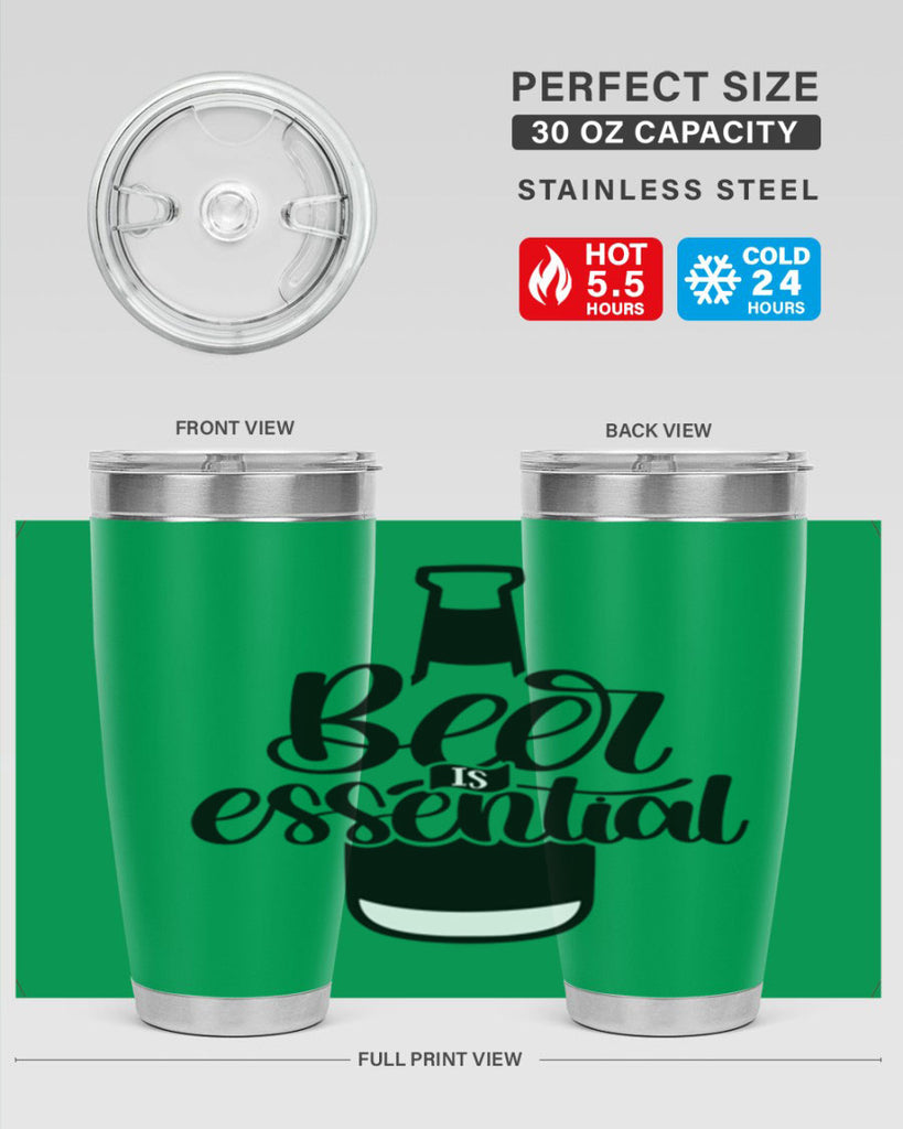 beer is essential 48#- beer- Tumbler