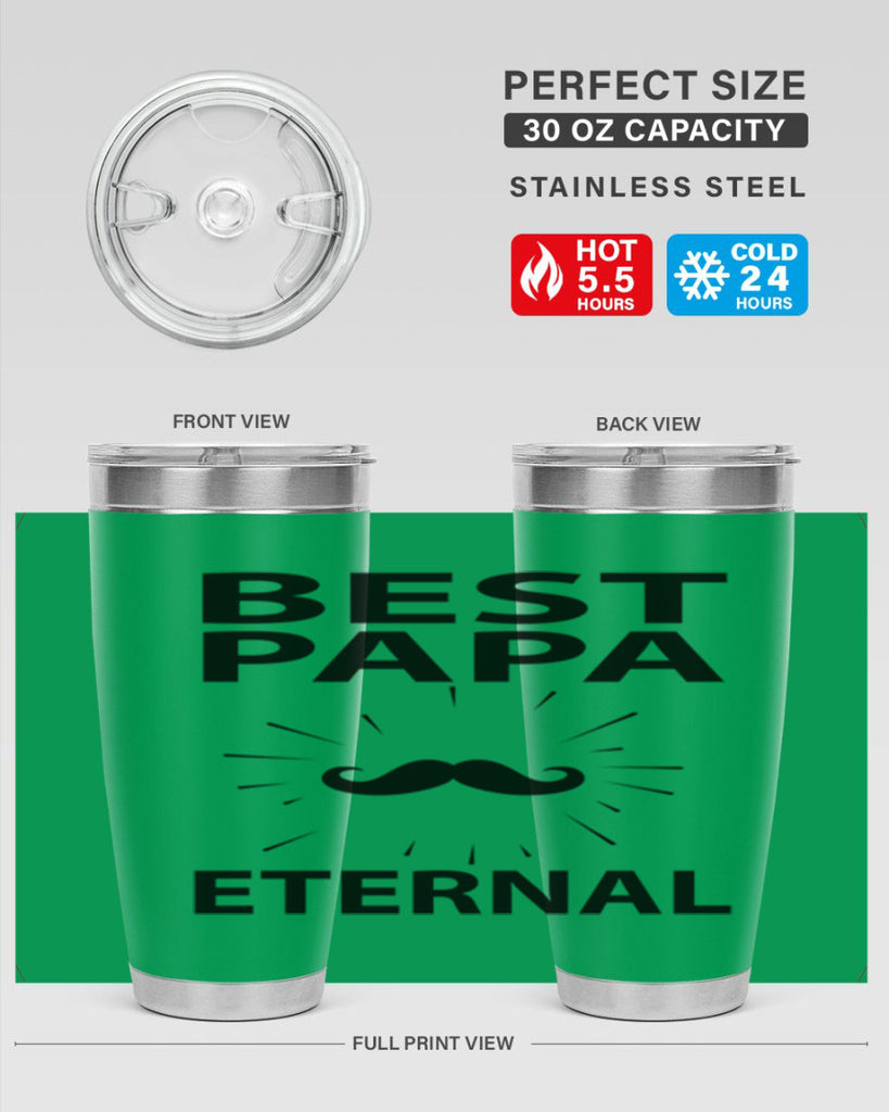 best papa png 92#- grandpa - papa- Tumbler