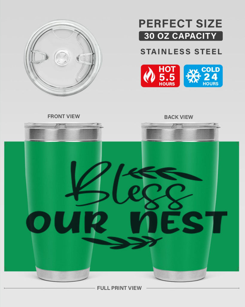 bless our nest 85#- home- Tumbler