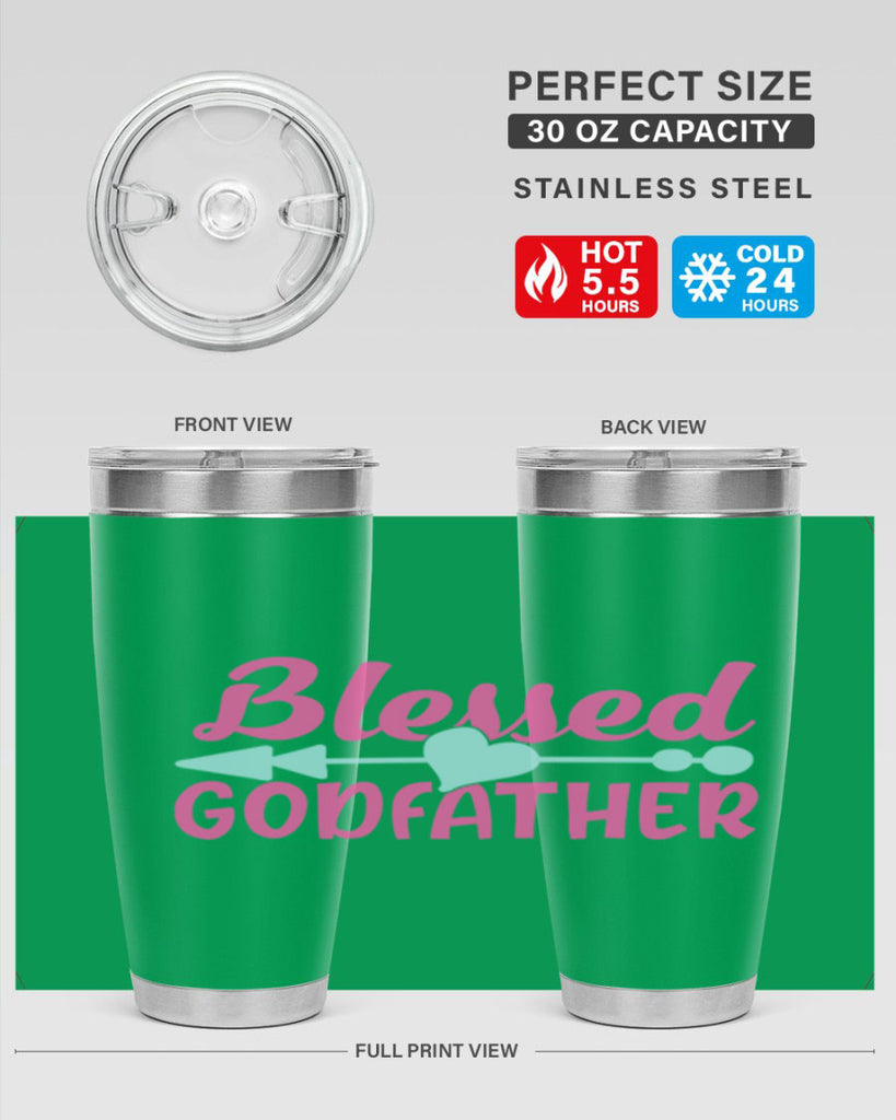 blessed godfather 4#- God Parent- Tumbler