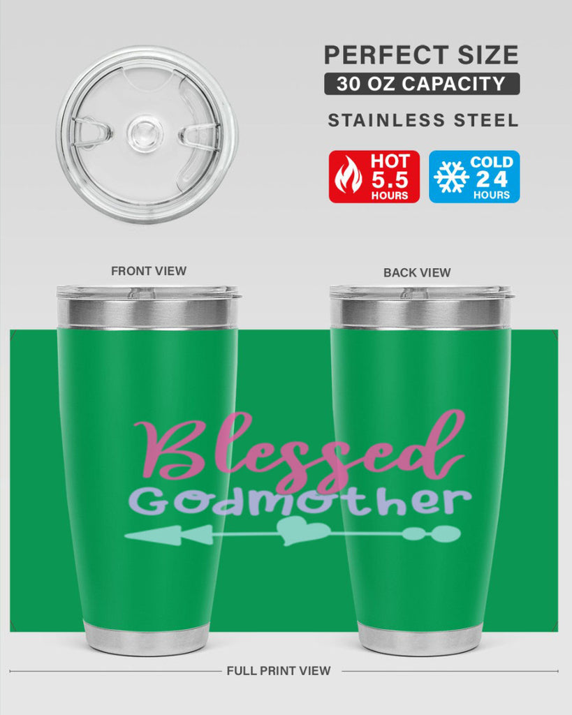 blessed godmother 2#- God Parent- Tumbler