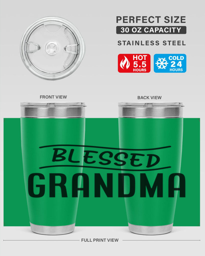 blessed grandma 62#- grandma - nana- Tumbler