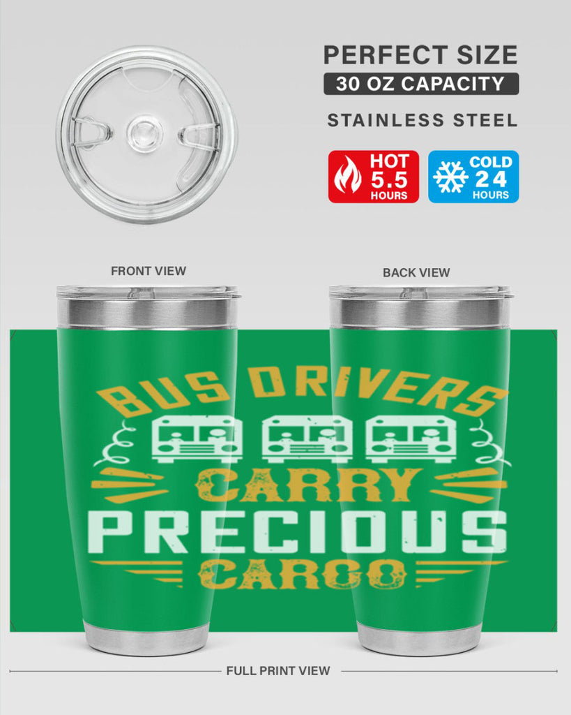 bus drivers carry precious cargo Style 39#- bus driver- tumbler