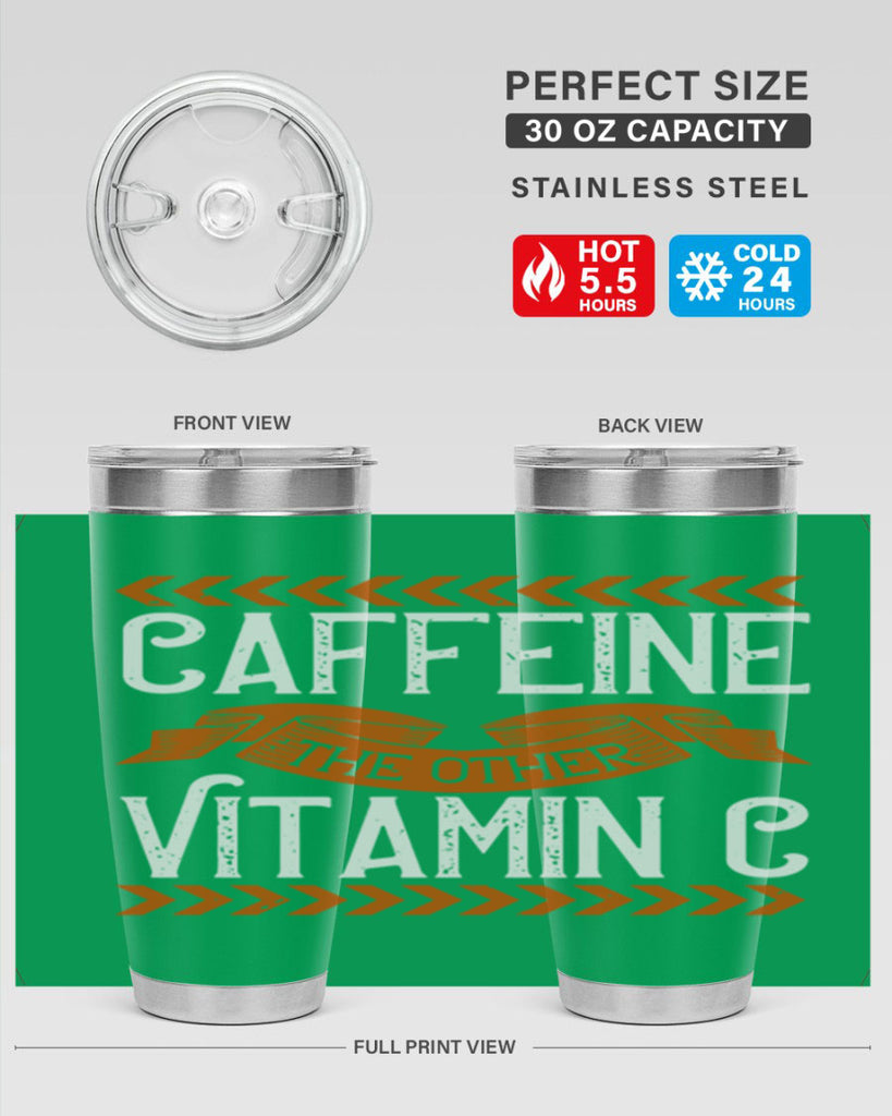 caffeinethe other vitamin c 195#- coffee- Tumbler