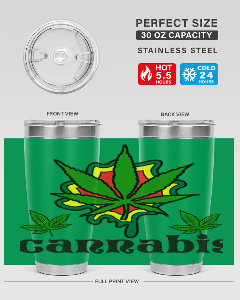 cannabis a 39#- marijuana- Tumbler