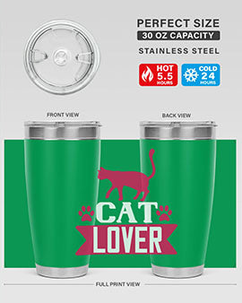 cat lover Style 32#- cat- Tumbler