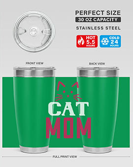 cat mom Style 34#- cat- Tumbler