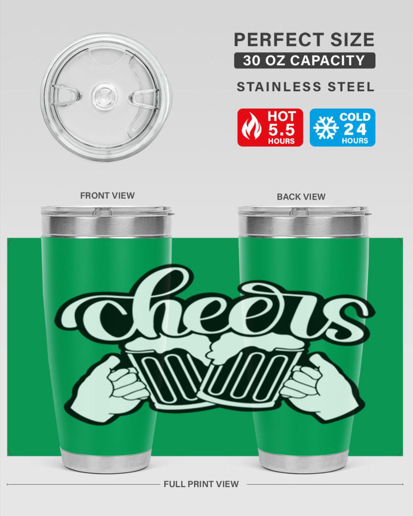 cheers 44#- beer- Tumbler