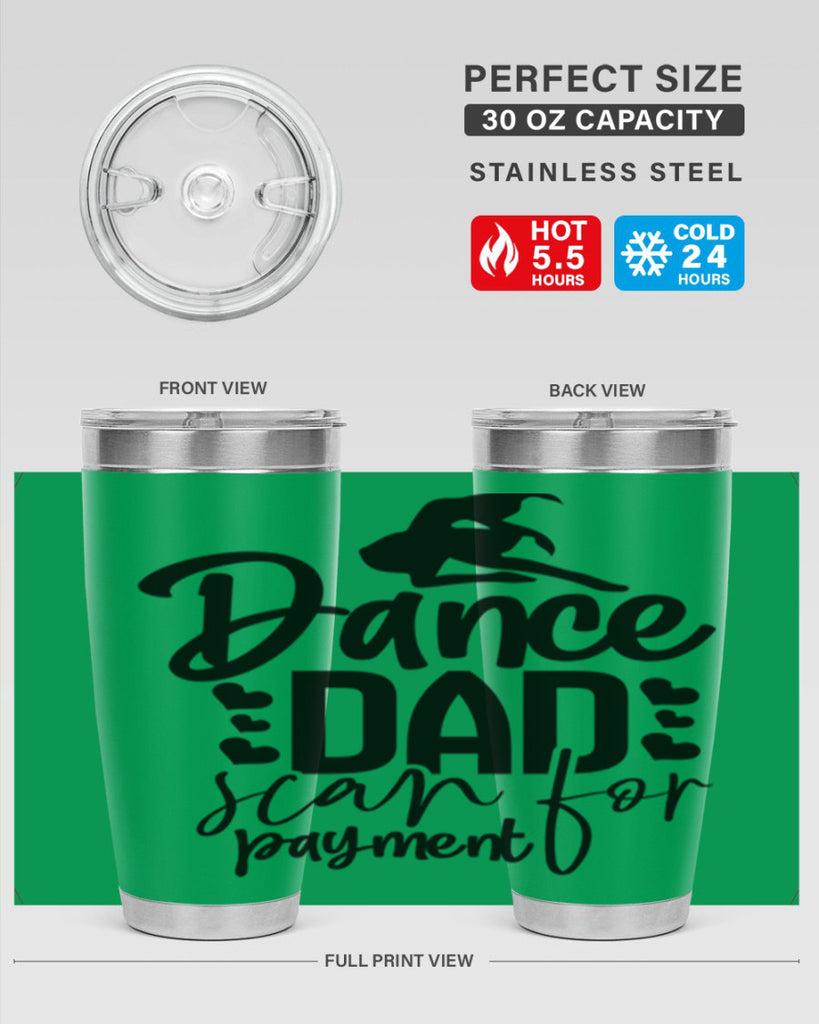 dance dad scan for payment 21#- ballet- Tumbler