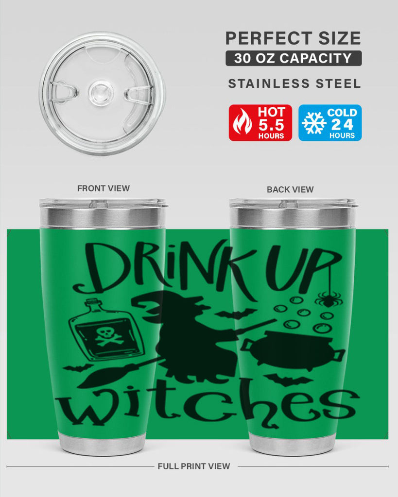 drink up witches 79#- halloween- Tumbler